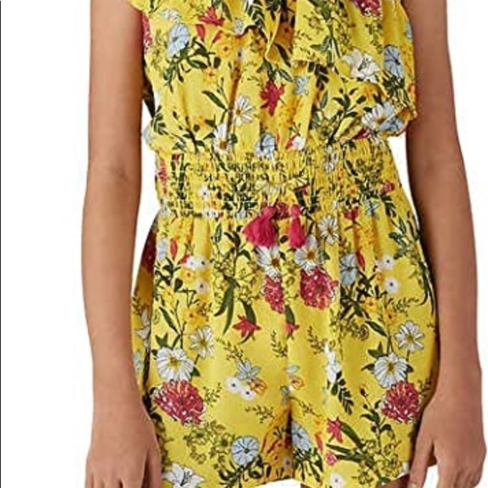 BCBGirls Romper medium Yellow/floral